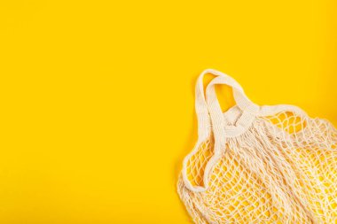 Pamuk String Mesh Çanta, Bakkal için Yeniden Alışveriş Tote