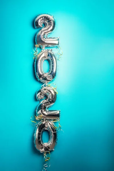 Ballong Bunting för firande av nyår 2020 — Stockfoto