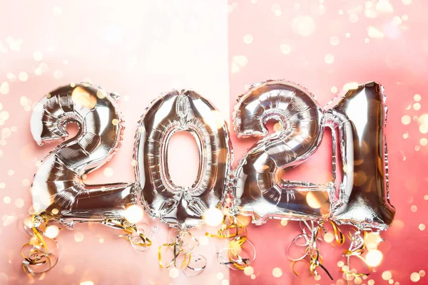 Palloncino Bunting per la celebrazione del nuovo anno 2021 — Foto Stock