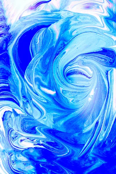 Marble and liquid abstract background with oil painting — Stock Photo, Image