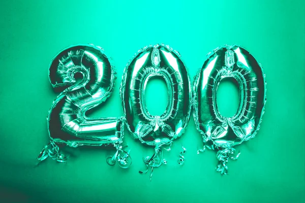 Balão Bunting para celebração Feliz aniversário de 200 anos — Fotografia de Stock