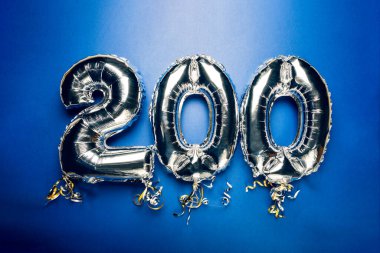 Kutlama için balon Bunting Mutlu 200. yıldönümleri