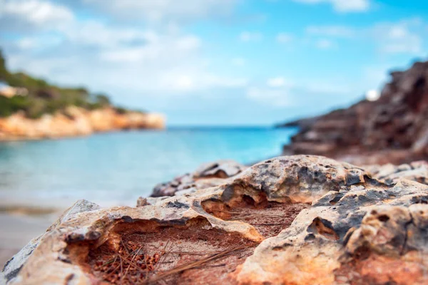 Spiaggia con acque azzurre a Palma — Foto Stock