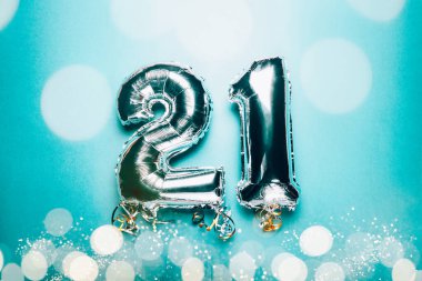 Gümüş Numara Balonlar 21