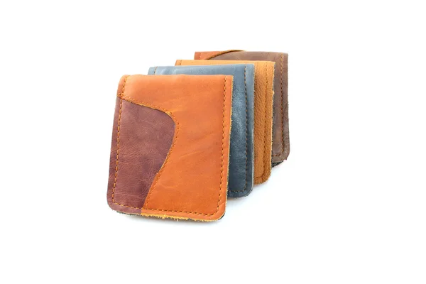 Group Wallet of Leather skin — Stock Photo, Image
