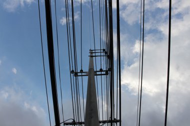 Siluet elektrik direği 