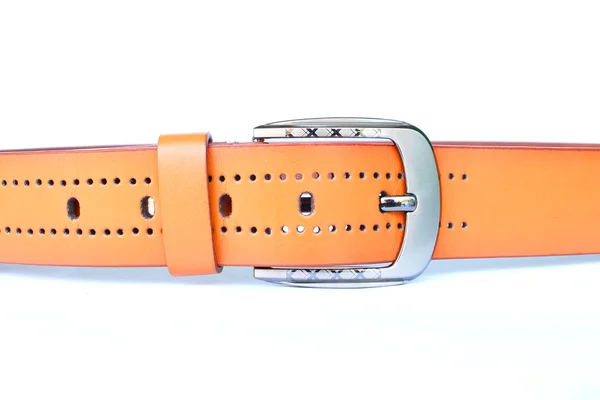 Biztonsági öv, narancssárga színű, elszigetelt — Stock Fotó