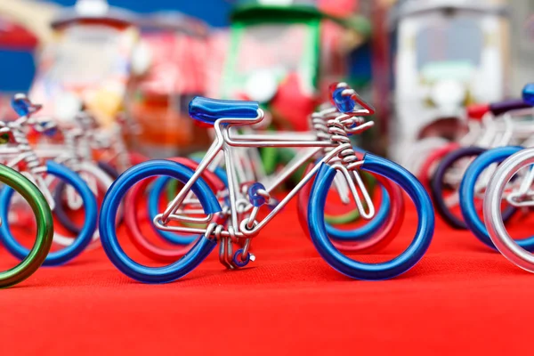 Bicycle toy handmade — Stock Photo, Image