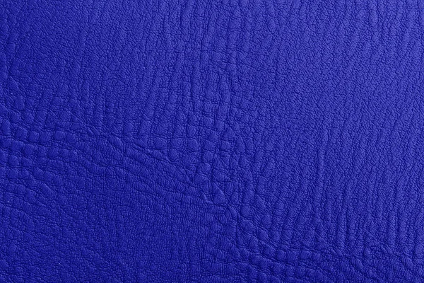 Pele de couro de textura azul — Fotografia de Stock