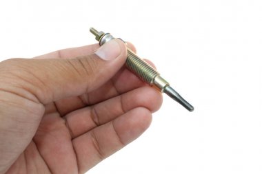 Elini tut kirli yakıt enjektör motoru