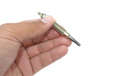 Elini tut kirli yakıt enjektör motoru