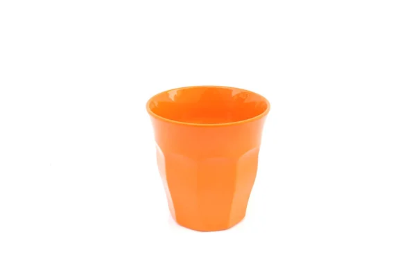 Orange Cup Isolated — стоковое фото