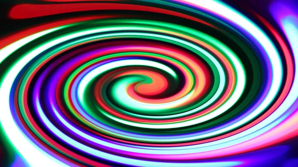 抽象螺旋彩虹背景 — 图库照片