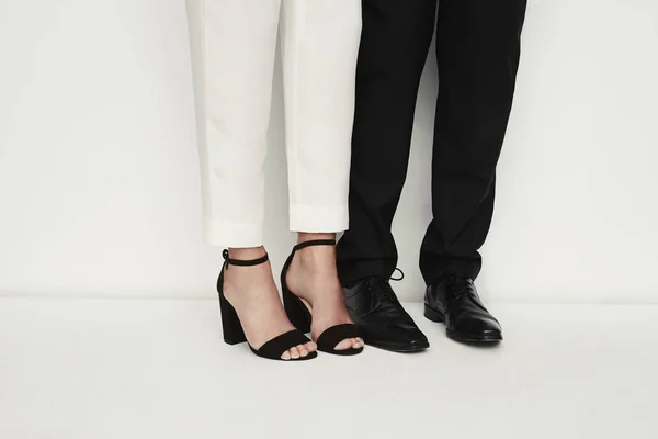 Модне взуття на пару — стокове фото