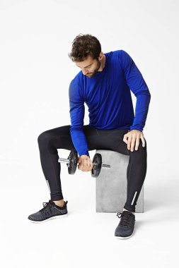 adam ile Halter egzersiz