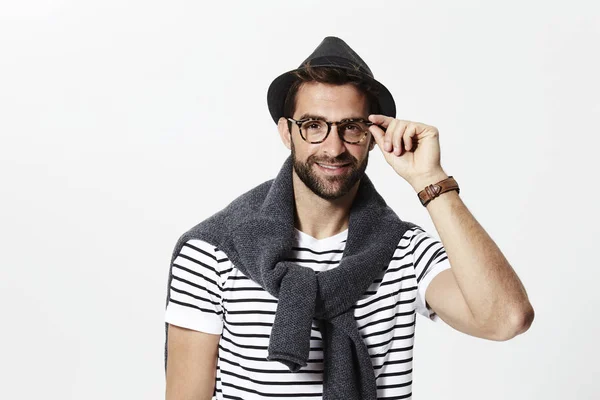Handsome man in spectacles — Stock Photo, Image