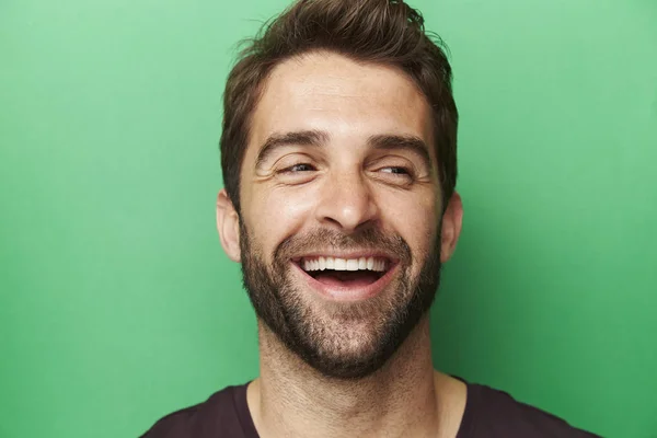 Laughing handsome man — Stock Photo, Image