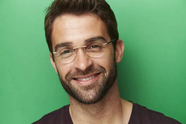 Smiling man in glasses — Stock Photo, Image