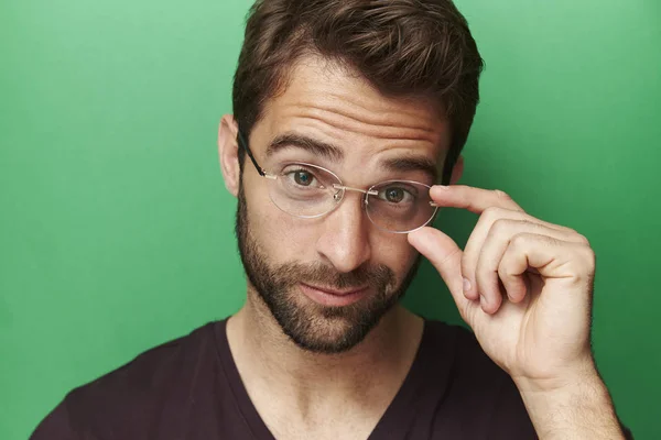 Mann mit Brille — Stockfoto