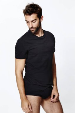 Adam siyah iç çamaşırı 