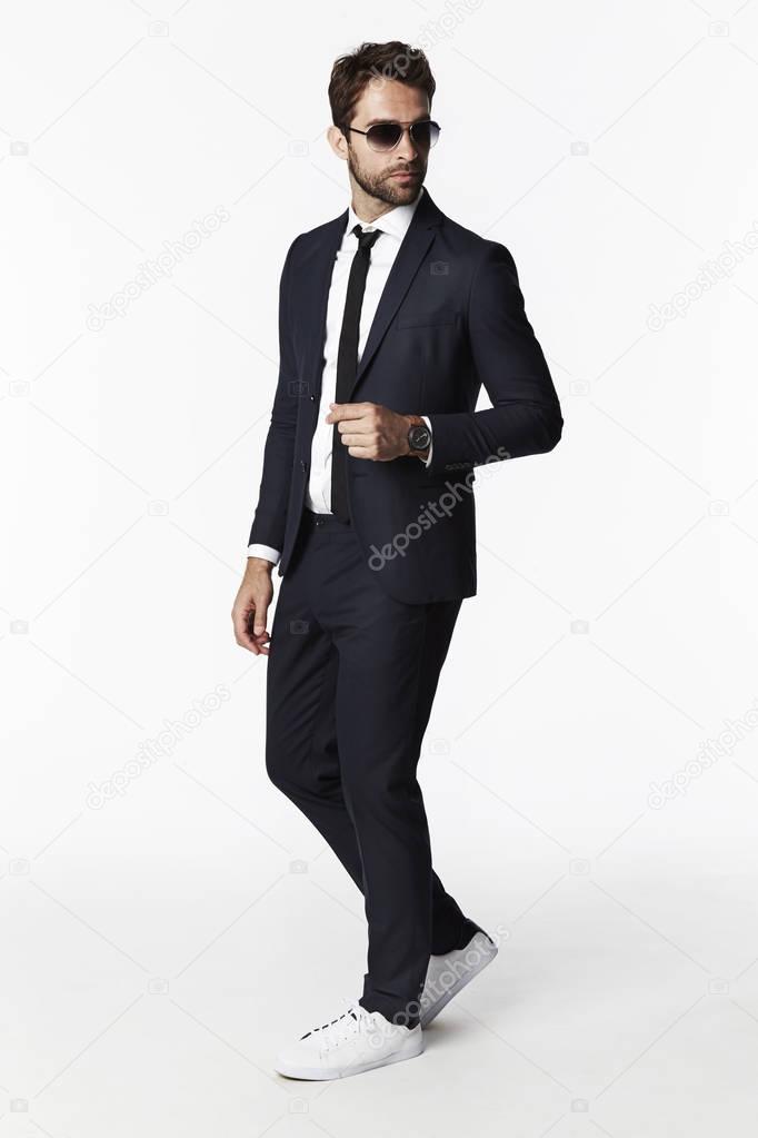 Sharply dressed businessman