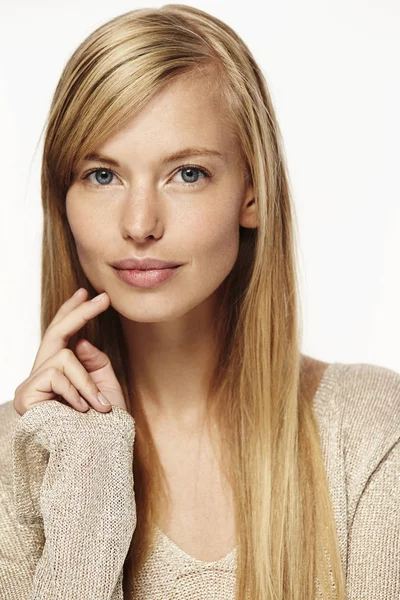 Gorgeous blond woman — Stock Photo, Image