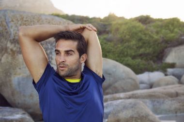 Kumsalda germe atlet 