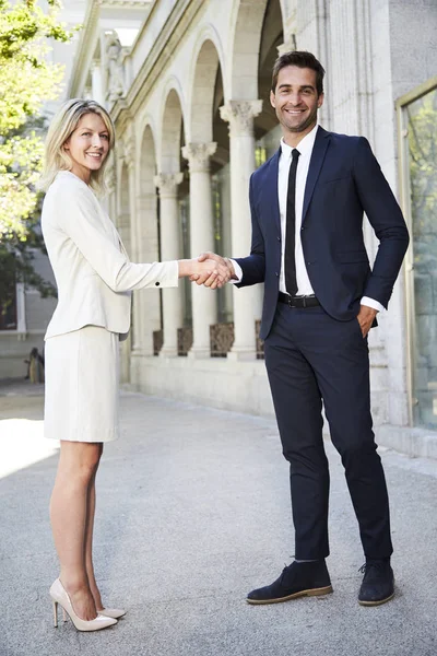 Business people have agreement — Stock Photo, Image