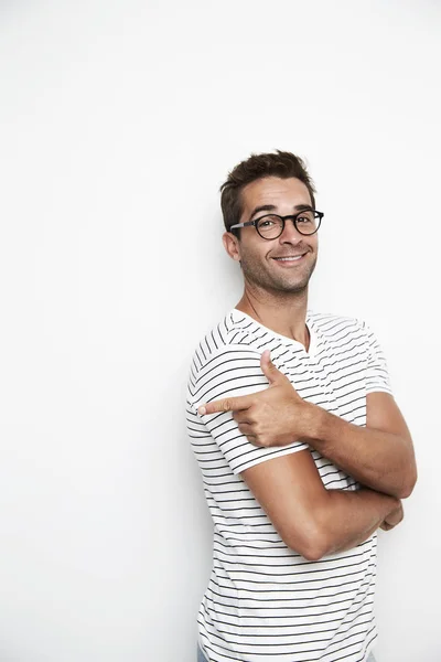 Adult man posing for camera — Stock Photo, Image