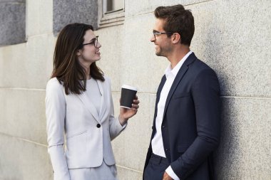 iyi görünümlü iş arkadaşları