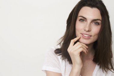 gülümseyen güzel kadın 