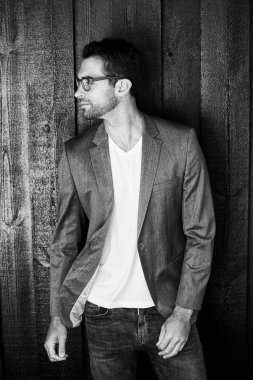 Takım elbise ceketi anız adamı