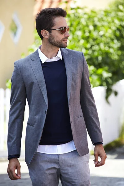 Dude in suit jacket — Stock Photo, Image