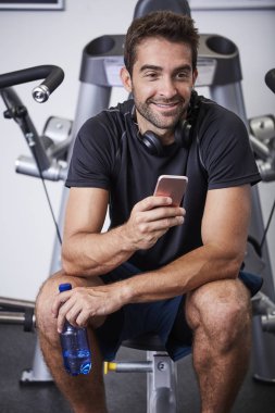 Manifatura atlet spor salonunda mola