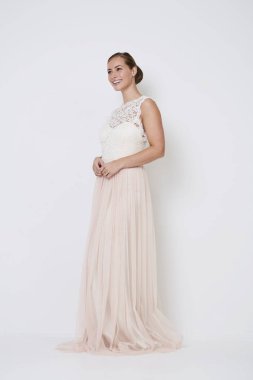 gelinlikli poz gelin