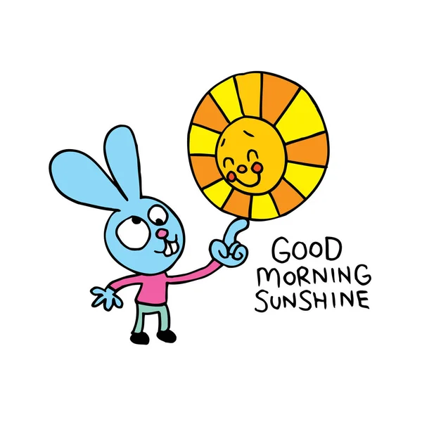 Доброе утро, солнышко — стоковый вектор
