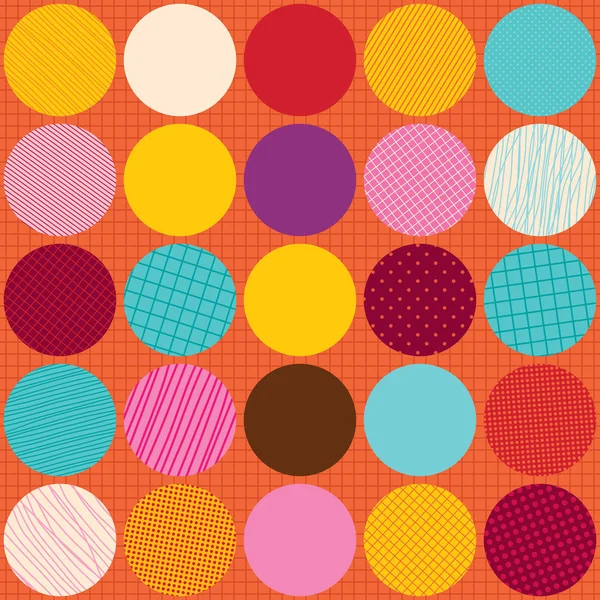 Cirklar mönster bakgrund designelement — Stock vektor