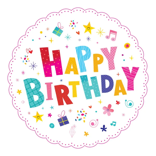 Happy Birthday card — Stock Vector