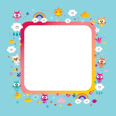 Çocuklar sevimli kedi yavrularıyla çerçevelenir