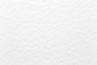 Beyaz suluboya kağıdı doku arka plan Üstten Görünüm. 