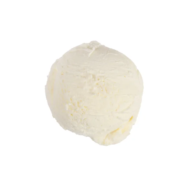 Gałka lodów vanila. — Zdjęcie stockowe