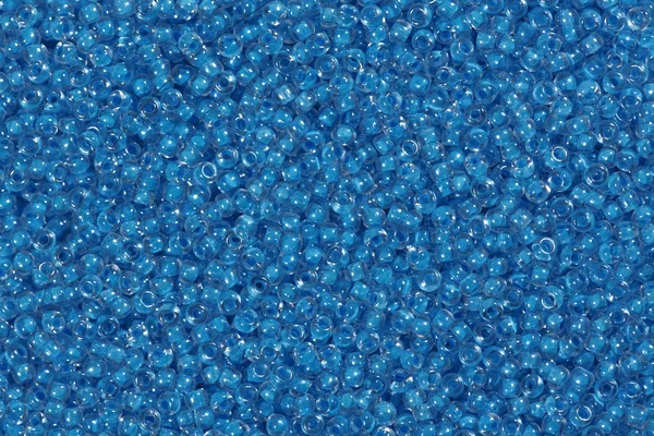 Światło niebieskie koraliki wysokiej jakości. — Zdjęcie stockowe
