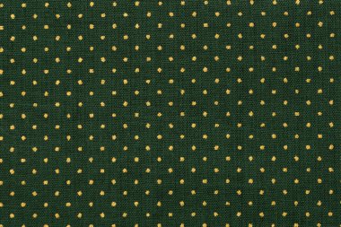 Pamuk nokta koyu yeşil renk.