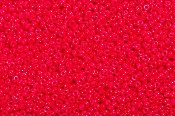 Red seed beads.