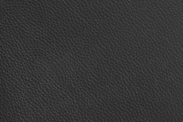 Macro textura fragmento de cuero negro . — Foto de Stock
