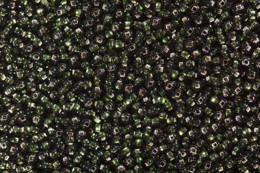 Karanlık kayrak gri Tohum boncuk.