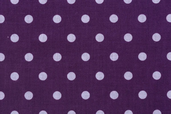 Dark orchid background with white polka dots pattern. — Stock Photo, Image