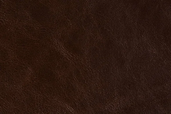 Konsistens av brun grunge läder. — Stockfoto