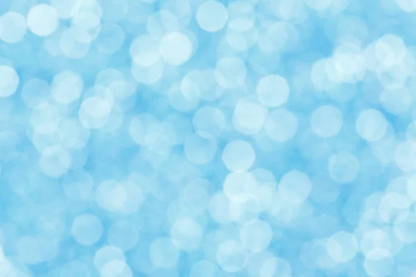 Abstracte achtergrond blauw bokeh kringen voor Kerstmis achtergrond. — Stockfoto