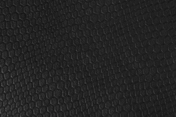 Close up de couro de réptil preto . — Fotografia de Stock